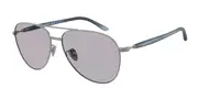 Giorgio Armani AR6162 3003M3 Men's Sunglasses Gunmetal Size 58