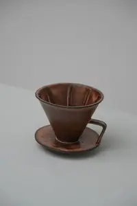 在飛比找Yahoo!奇摩拍賣優惠-國內陶藝家 宗淙 手作咖啡濾杯