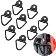MOEBULB Cargo V-Ring Tie-Down Anchors Black Steel Bolton Trailer V-Ring Tie D...
