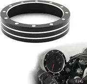 Vuzmode 1Pcs Motorcycle Aluminum Speedometer Gauge Bezel Trim Ring, for Harley, Davidson X350 2023 Speedometer Trim Ring(Style B)