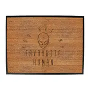 You Are My Favourite Human - Funny Novelty Doormat Man Cave Floor mat