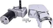 Solarhome New 60:1 Dump Truck Roll Tarp Motor with Chrome Cover 12V 600 W 33Amps 76 RPM