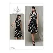 Vogue Sewing Pattern 1584 Misses Dress Size 14-22 Uncut Designer
