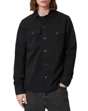 Allsaints Spotter Cotton Button Down Shirt