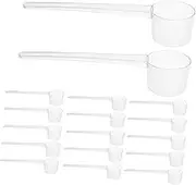 MOTHNUR 50pcs Reusable Measuring Spoons Scoop Spoon for Coffee Tea Sugar Compact Kitchen Tool for Baking