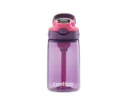 Contigo Kids Autospout 414ml Water Bottle w/ Straw Drink Container Purple Punch