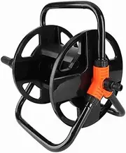 Garden Hose Reel,Single Arm Design, for Garden Watering, Car Washing, Fire Fighting, 20m Capacity, 16mm Outer Diameter
