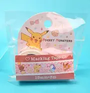 Pokemon Masking Tape Washi Eevee Piplup Scrapbook Stationary New