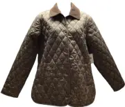 Women's Size Small BRIXTON Quilted Puffer Rain Jacket Floral Print NWT