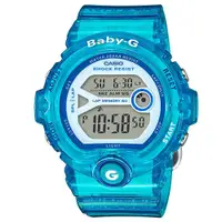 在飛比找蝦皮商城優惠-【CASIO】BABY-G 慢跑運動女孩休閒錶-果凍藍(BG