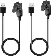 Charger for Garmin Forerunner 35 35J 230 235 630 645 Music 735XT [2-Pack]