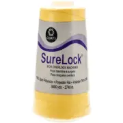 Coats 6110-182 Surelock Overlock Thread 3,000yd-Spark Gold
