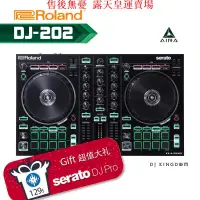 在飛比找露天拍賣優惠-Roland 羅蘭 DJ-202 數碼DJ打碟機控制器 送s