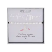 Life Charms Bracelet Feathers Appear