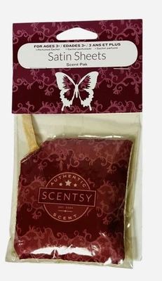 Scentsy Satin Sheets Scent Pak Pack Use as Sachet or for Scentsy Buddies -New
