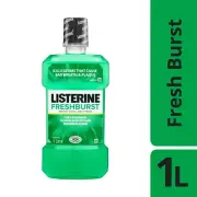 1 x1L Listerine Freshburst Antiseptic Oral Gentle Mouthwash Mint Freshen Breath
