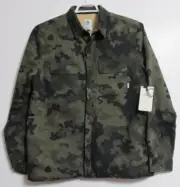 Men's Element Kingsley Sherpa Lined Olive Green Camo Jacket Size Medium