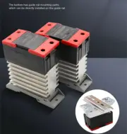 Solid state relay with radiator integrated SSR 10~120A DC-AC 3-32VDC/24-480VAC