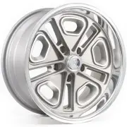 17x9.5 Resto R102 Del Ray Texture Gunmetal Milled Wheel 5x4.5 (1mm)