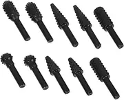 Versatile Woodworking Tools 10pcs Rotary Bits Cutting Burr Die Grinder for Wood Metal