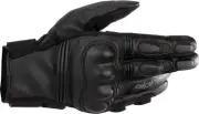 Alpinestars Phenom Mens Leather Motorcycle Gloves Black/Black