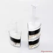 Air Driven Bio Corner Filter Sponge Fry Shrimp Nano Fish Tank Aquarium 40 Gal