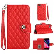 YB Imprinting Series-8 for iPhone 7/8/SE (2020)/SE (2022) Wallet Case Leather Stand Phone Cover