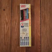 Lot 3 VTG George Harrison Molarr Made In Germany Toothbrushes 4 Row