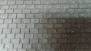 Black salt & pepper square butt shingles 1:24 scale