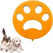 EZONEDEAL Pet Hair Remover, Reusable Dogs and Cats Hair Catcher for Laundry, Fur Remover Hair Lint Catcher for Laundry Washing Machine (Orange)