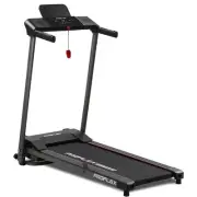 Compact Foldable Treadmill with Bluetooth, Device Stand, and LCD Touch Panel