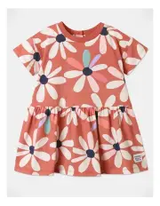[Jack & Milly] Bella Sunflower Drop Shoulder Dress in Sage