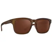 Spy Optics Men's Polarized Saxony Matte Translucent Brown Sunglasses