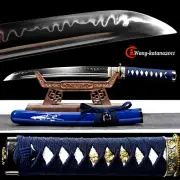 20''Tanto Clay Tempered T10 Mini Katana Knife Sharp Japanese Samurai Short Sword
