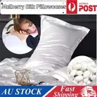 2pcs Silk Pillow Case 25 Momme Slip Protector Double Sides Imitated Silk
