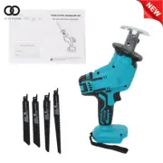 Electric Reciprocating Saw + 4 Blades Cutting Cordless For 18V Makita Battery