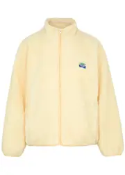 American Vintage Hoktown Fleece Jacket - Cream - M/L (UK14 / L) M/L (UK14 / L)