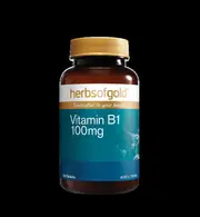 Herbs Of Gold Vitamin B1 100mg | 100 tablets