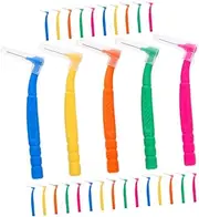 HAKIDZEL 30pcs Interdental Toothbrush for Cleaning Tool Soft Bristles Brush Cleaning Brush for Narrow Gaps