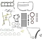 Head Gasket Set 1.4L Engine Compatible with 2011-2016 Chevy Cruze Trax Sonic Limited Buick Encore Bolts Timing Chain Kit HS26540PT-1 HSCV001 HS54898