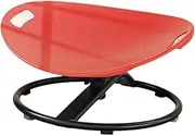 ＫＬＫＣＭＳ Kids Sensory Swivel Chair Rotating Chair Seat Balance Toy Improve Reaction Nonslip Sensory Rotating Chair for Birthday, Girls, Red