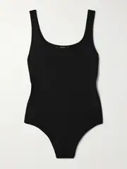 [THE PARK] THE PARK - Lisa Stretch-tencel™ Lyocell Jersey Thong Bodysuit - Black - x small x small Black