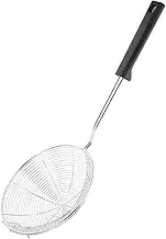 LIFKOME Stainless Steel Colander Ladle with Handle Multi Functional Strainer Spoon for Draining Pasta Vegetables Fruits Mesh Design for Drainage