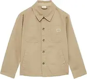 [s.Oliver] Cotton Blend Overshirt with Label Patch and Patch Pockets