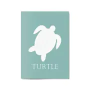 Sea Turtle Cartoon Sealife Nursery Baby Wall Art #2