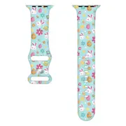 Fashion Cartoon Printed Strap Suitable For 38/40/41MM Watch Chain Applicable to Apple Watch7/6/5