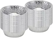 [40PCE] Home Master Aluminium Foil Bowl Oven Freezer Safe Premium Quality, Disposable Sturdy Containers for Cooking, Baking, Meal Prep, Takeout - 12.5cm