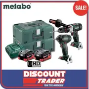 Metabo 18V 5.5Ah LiHD Brushless Cordless Hammer Drill & Impact Kit AU68901855