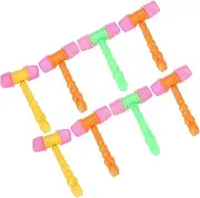 DRESSOOS 8pcs Hammer Safe Mallet for Smooth Finish Interactive Plaything for Boys for Home Parties and Gatherings Random Color
