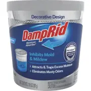 DampRid 10.5 Oz. Fragrance Free Moisture Absorber with FG01FFESB DampRid